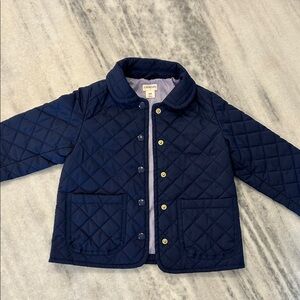 Crewcuts Girls Quilted Jacket sz XXS in Navy Blue